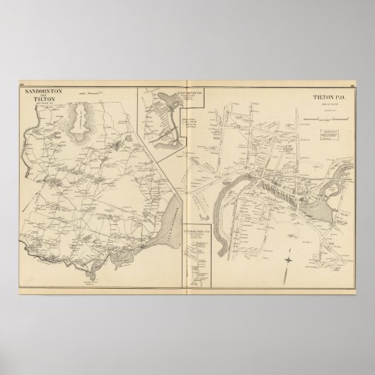 Tilton PO, Sanbornton, Tilton Poster (Voorkant)