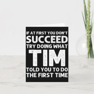 Tim Cadeautje Naam D Verjaardag Grappig Kerst Grap Kaart