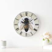 Tim Campbell's Honey Bee Wall Clock Grote Klok (Huis)