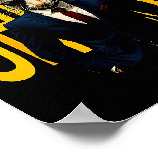 Tim Cheese - Funny Secret Agent Mouse Brainrot Kid Poster (Hoek)