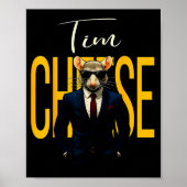Tim Cheese - Funny Secret Agent Mouse Brainrot Kid Poster (Voorkant)