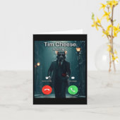 Tim Cheese Meme Kaart (Gele Bloem)