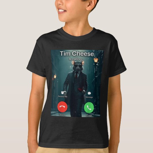 Tim Cheese Meme T-shirt (Voorkant)
