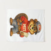 Tim de Bever – Ghibli-geïnspireerde Mascotte Wandkleed (Voorkant (horizontaal))