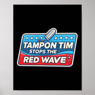 Tim Gouverneur Tim Walz Grappig Politiek Poster