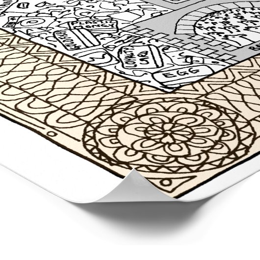 tim hunkin - aandelencertificaat poster (Hoek)