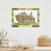 Tim Hunkin's Adnams Brewery poster (Keuken)