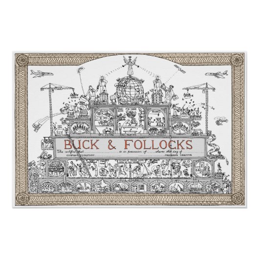 Tim Hunkins cartoonsaandeel Perfect Poster (Voorkant)