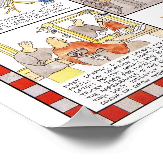 Tim Hunkin's TV studio poster (Hoek)