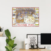 Tim Hunkin's TV studio poster (Thuiskantoor)