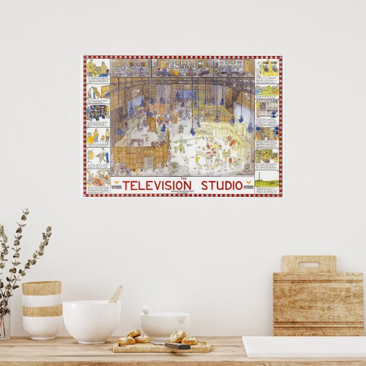 Tim Hunkin's TV studio poster (Keuken)