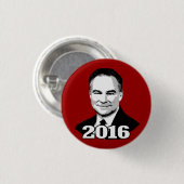 Tim Kaine 2016 Ronde Button 3,2 Cm (Voorkant /achterkant)