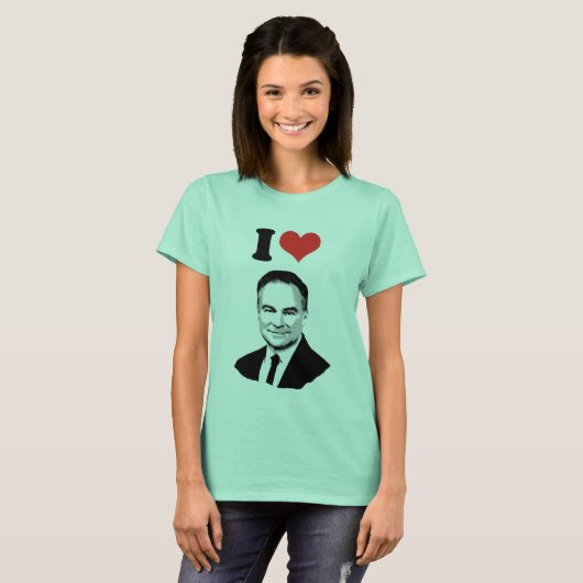 Tim Kaine - Bust - T-shirt (Voorkant volledig)