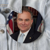 Tim Kaine HUGE Button/Pin Ronde Button 6,0 Cm (In situ)