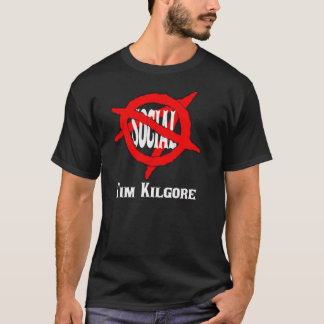 Tim Kilgore AntiSocial Anarchist (Donker) T-shirt