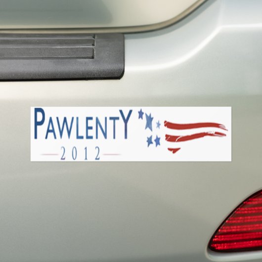 Tim Pawlenty 2012 T-PAW Bumpersticker (Op auto)