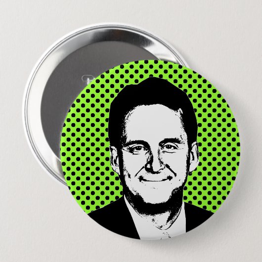 Tim Pawlenty Ronde Button 4,0 Cm (Voorkant /achterkant)