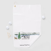 Tim Pond Wilderness Camps Golf Towel Golfhanddoek (Insitu)