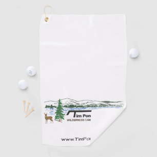 Tim Pond Wilderness Camps Golf Towel Golfhanddoek