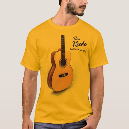 Tim Reede OM guitar T-shirt (Voorkant)