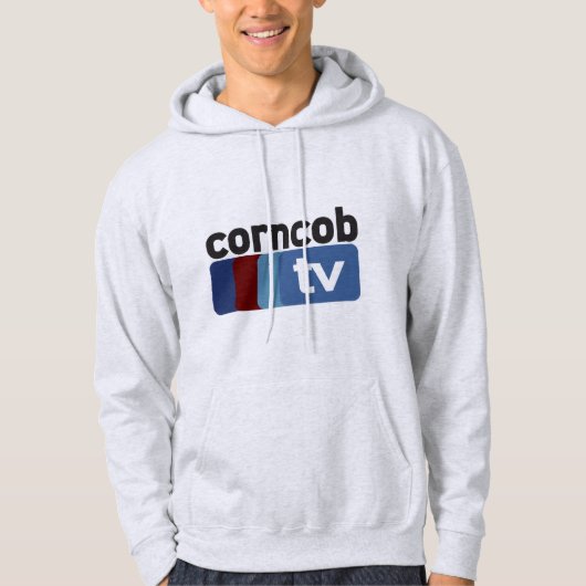 tim robinson ' s korncob tv hoodie (Voorkant)