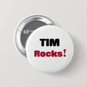 Tim Rocks Ronde Button 5,7 Cm (Voorkant /achterkant)