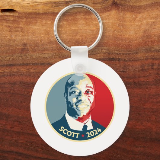 TIM SCOTT 2024 Button Sleutelhanger (Voorkant)