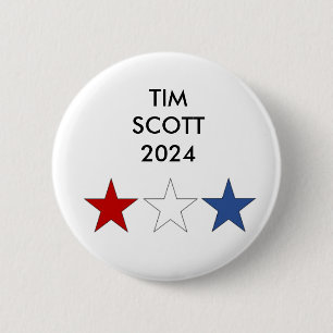 Tim Scott 2024 President Button