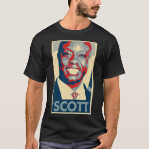 Tim Scott Poster Political Parody T-shirt