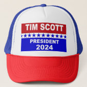 Tim Scott President 2024 Trucker Pet (Voorkant)