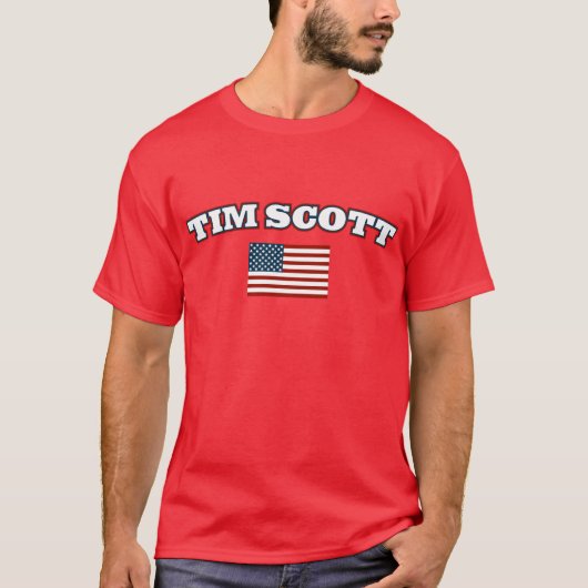 Tim Scott voor Amerika T-shirt (Voorkant)