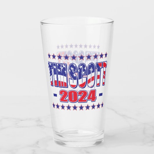 Tim Scott voor President Glas (Achterkant)