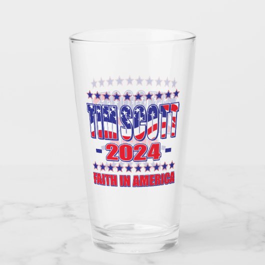 Tim Scott voor President Glas (Voorkant)