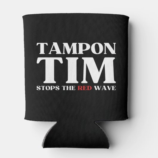 Tim Tampon stopt met Red Wave-Tim Walz 2024 Blikjeskoeler