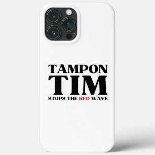 Tim Tampon stopt met Red Wave-Tim Walz 2024 Case-Mate iPhone Case