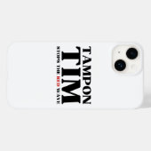 Tim Tampon stopt met Red Wave-Tim Walz 2024 Case-Mate iPhone Case (Achterkant (horizontaal))