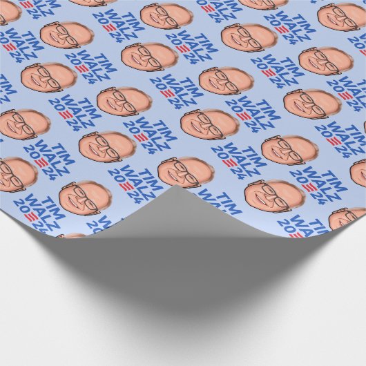 Tim Walz 2024 Cadeaupapier (Hoek)