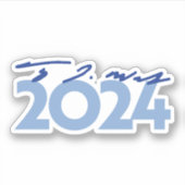 Tim Walz 2024 Handtekening Sticker (Voorkant)