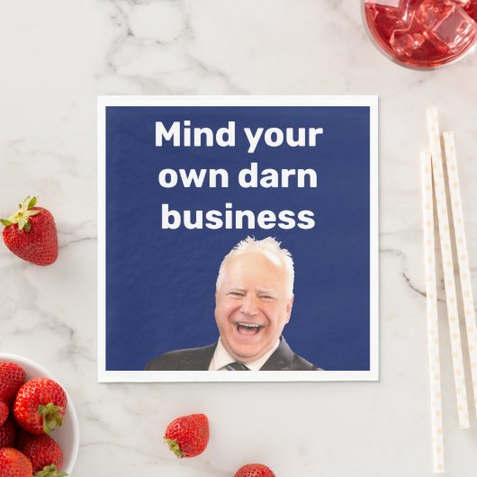 Tim Walz bemoeit zich met je eigen verdomde zaken Servet (Insitu)