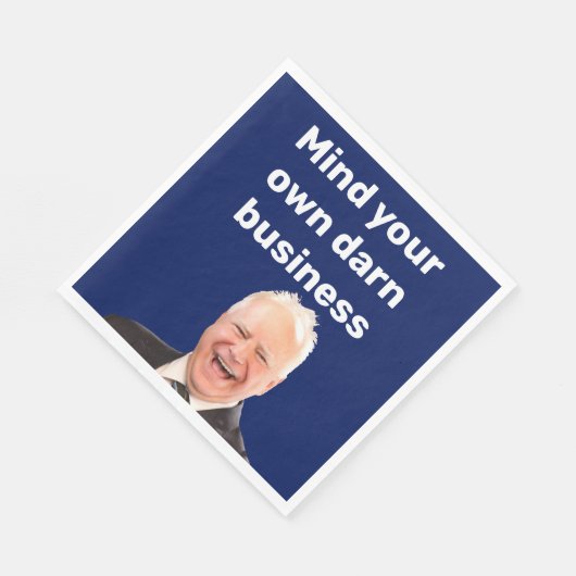 Tim Walz bemoeit zich met je eigen verdomde zaken Servet (Hoek)