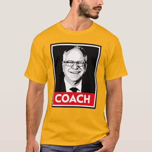 Tim Walz COACH T-shirt (Voorkant)