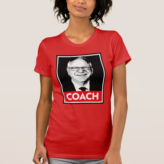 Tim Walz COACH T-shirt (Voorkant)