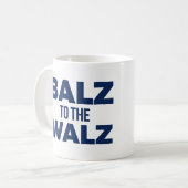 Tim Walz Fan Club Koffiemok (Voorkant links)