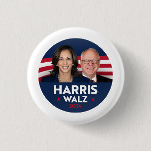 Tim Walz Fan Club Ronde Button 3,2 Cm