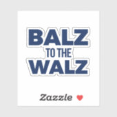 Tim Walz Fan Club Sticker (Vel)