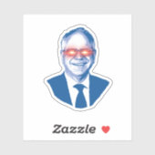 Tim Walz Fan Club Sticker (Vel)