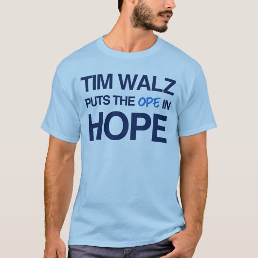 Tim Walz Fan Club T-shirt (Voorkant)
