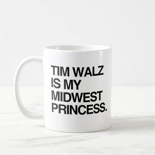 Tim Walz is mijn Midwest prinses Koffiemok (Links)
