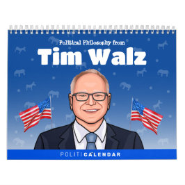 Tim Walz Kalender voor politieke humor
