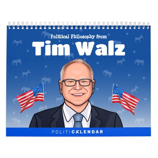 Tim Walz Kalender voor politieke humor (Hoes)
